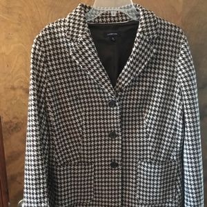 Lands End Houndstooth Blazer
